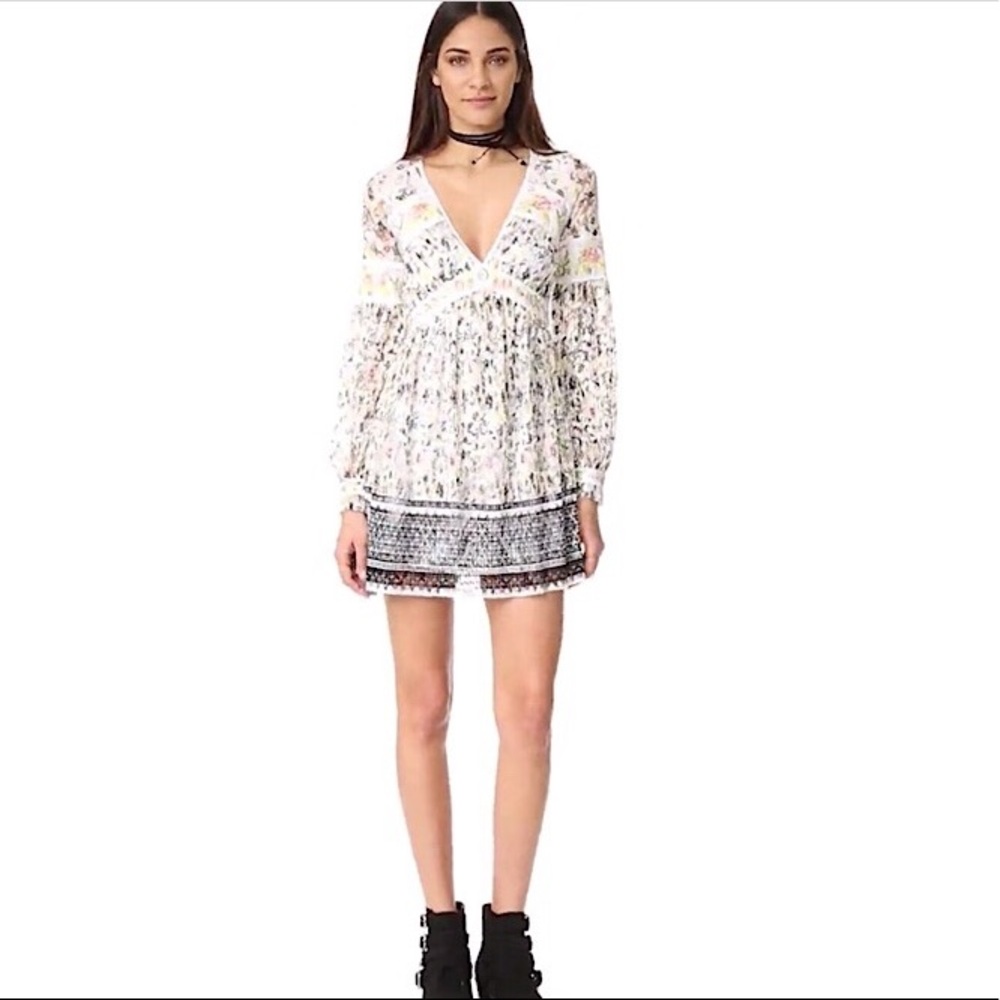 Free People Lace Blossom Mini Dress NWT - Picture 7 of 8