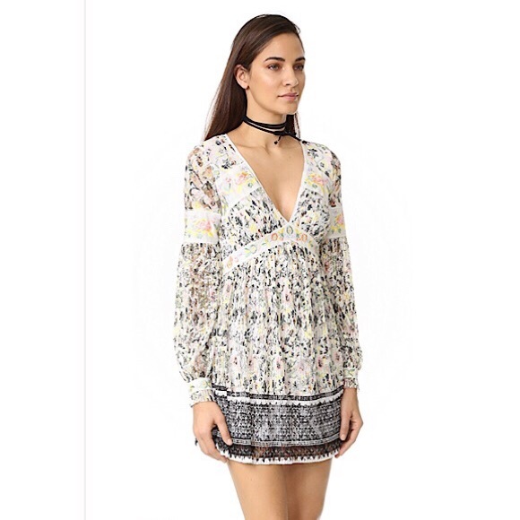 Free People Lace Blossom Mini Dress NWT - Picture 8 of 8
