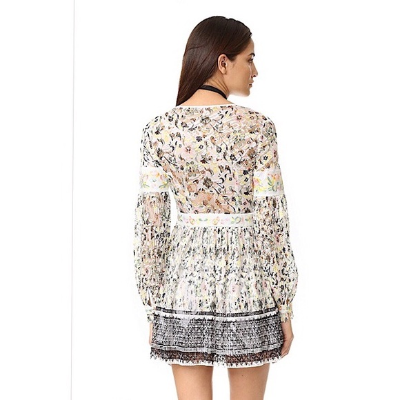 Free People Lace Blossom Mini Dress NWT - Picture 6 of 8