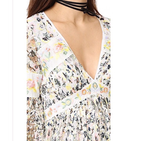 Free People Lace Blossom Mini Dress NWT - Picture 5 of 8