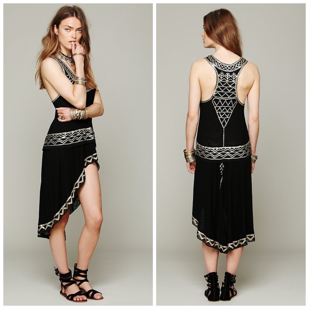 FP New Romantics Moon Shine Embroidered Tunic
