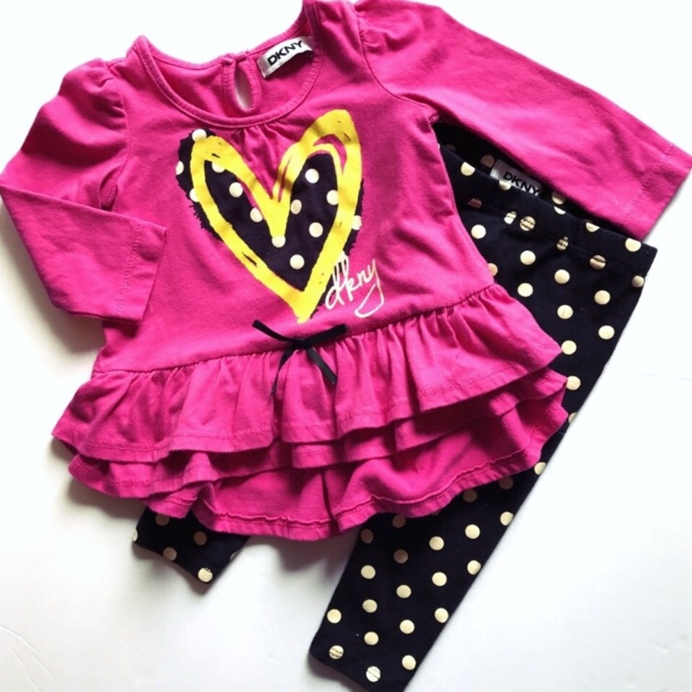 DKNY • Baby Girl 2 Piece Outfit