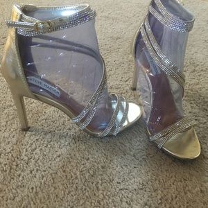 Steve Madden Gold rhinestone Heels size 6.5 Steve Madden Gold rhinestone Heels size 6.5
