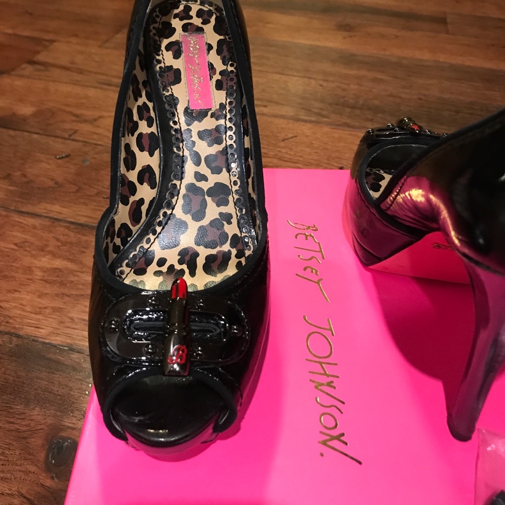 Betsey Johnson Peep Toed Pumps