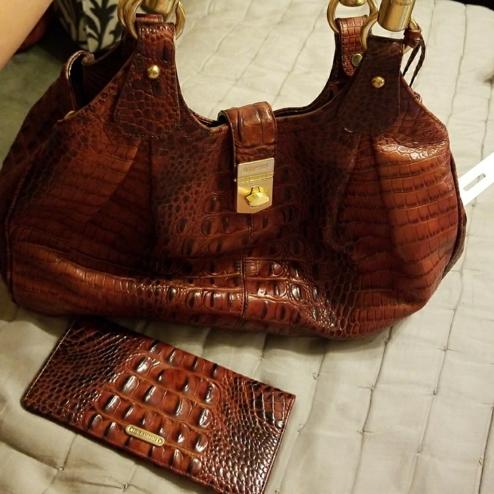 BRAHMIN AUTHENTIC PURSE AND WALLET