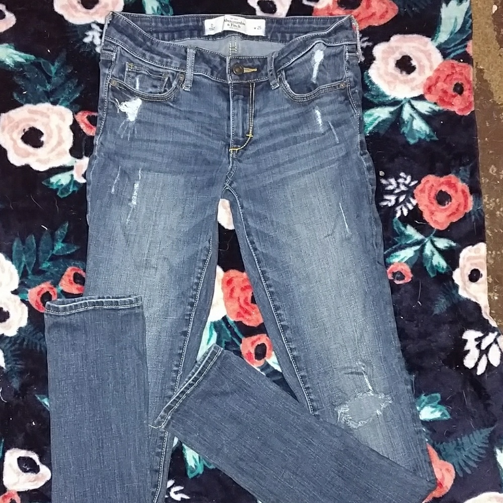 Abercrombie and Fitch Distressed Denim