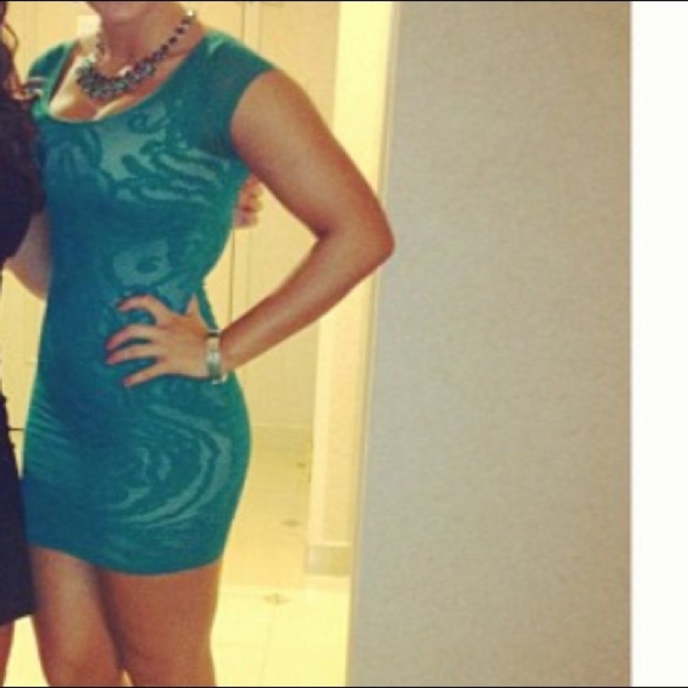 Guess Marciano Dress Teal