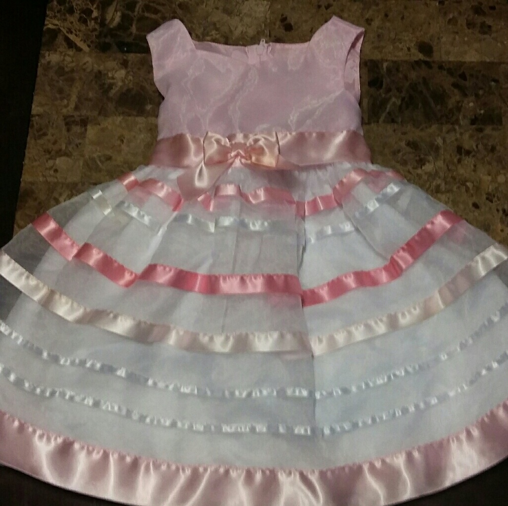 Pink ribbon dress
