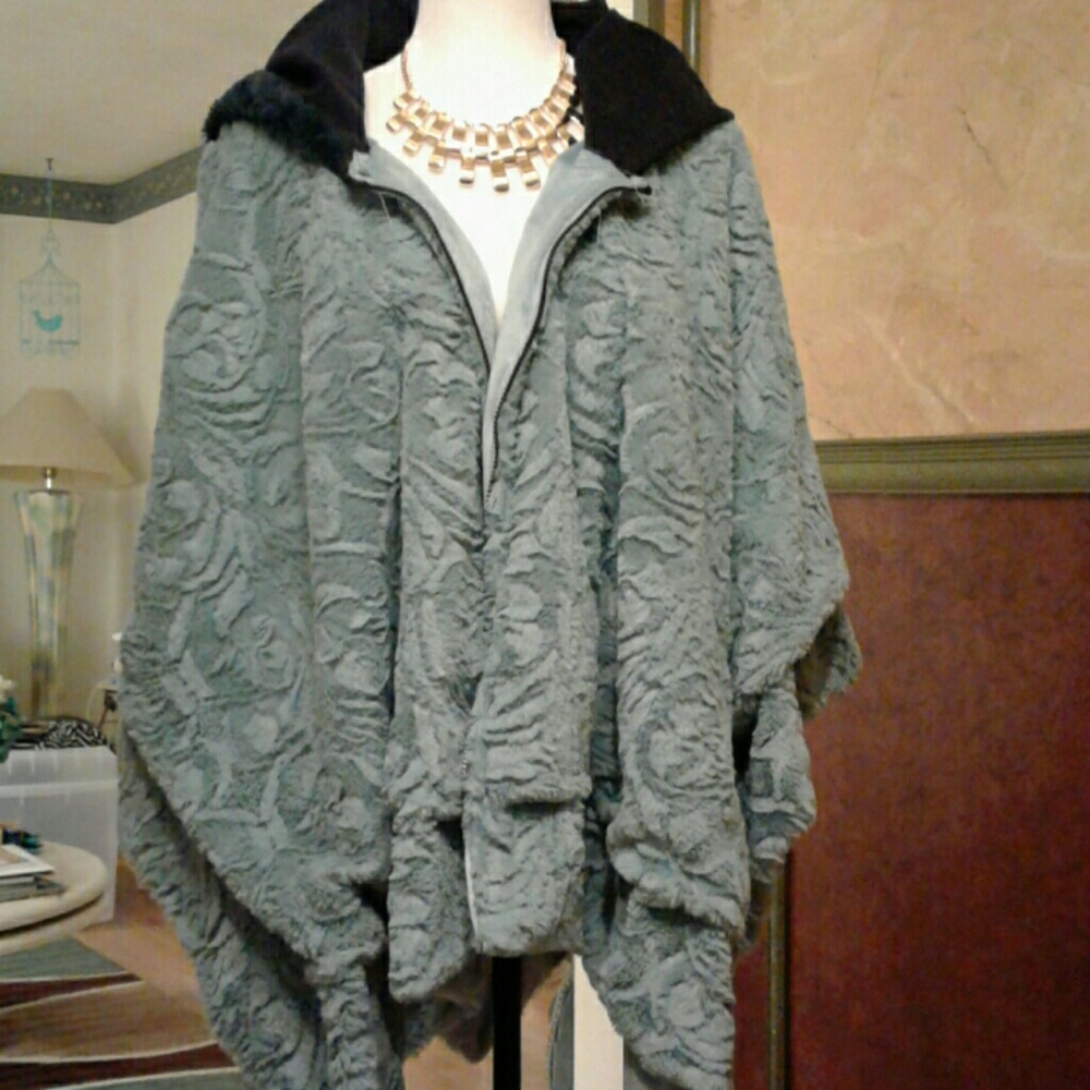Powder blue cape