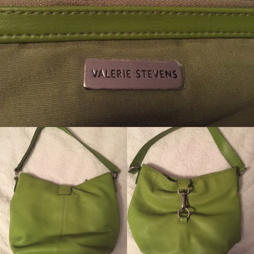 Valerie Stevens green bag