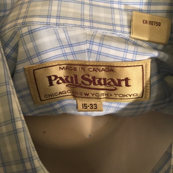 BEAUTIFUL PAUL STUART SHIRT 100% COTTON - Picture 2 of 4