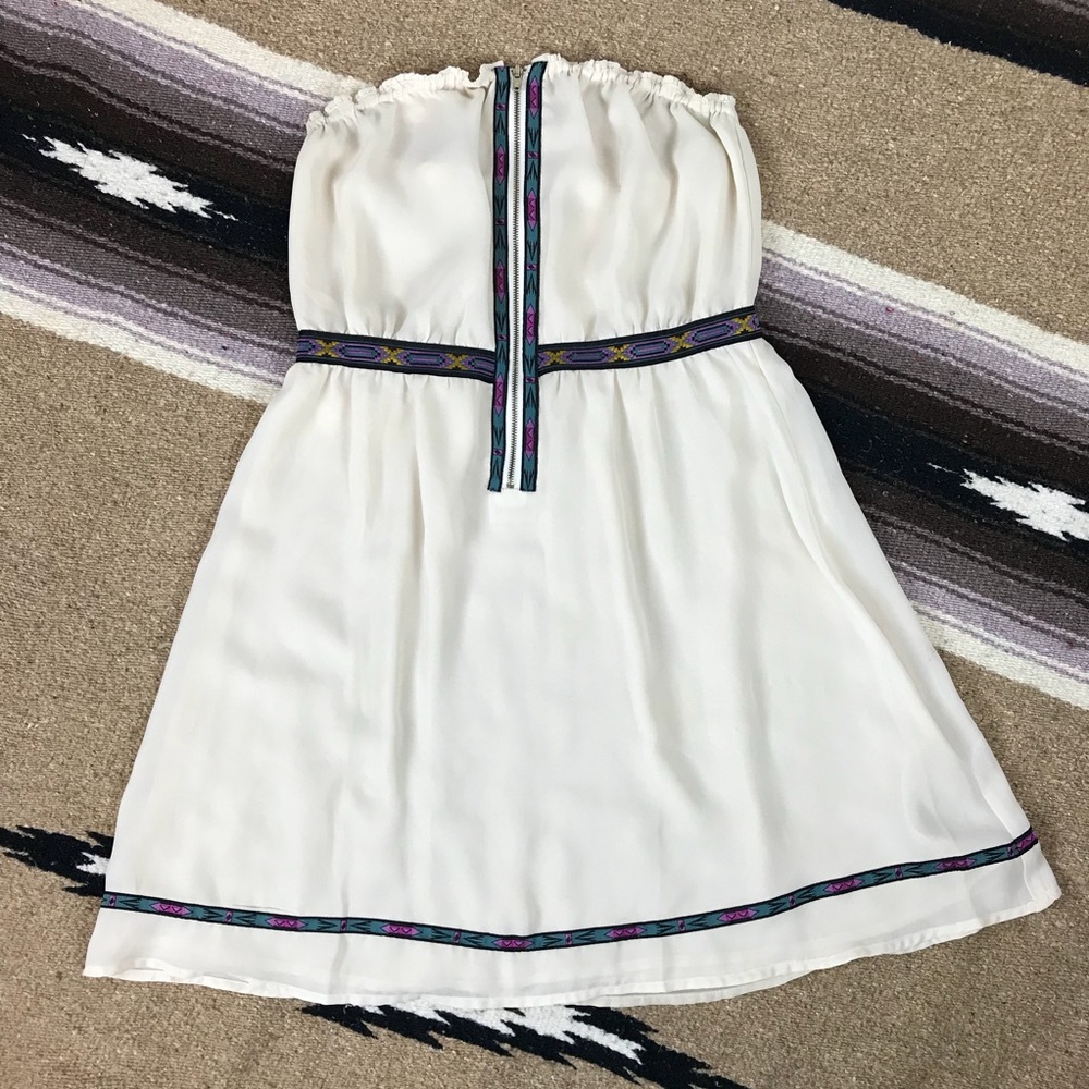 UO Ecote Sleeveless Mini Dress Aztec Detail Medium