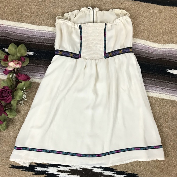 UO Ecote Sleeveless Mini Dress Aztec Detail Medium - Picture 5 of 7