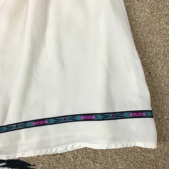 UO Ecote Sleeveless Mini Dress Aztec Detail Medium - Picture 4 of 7