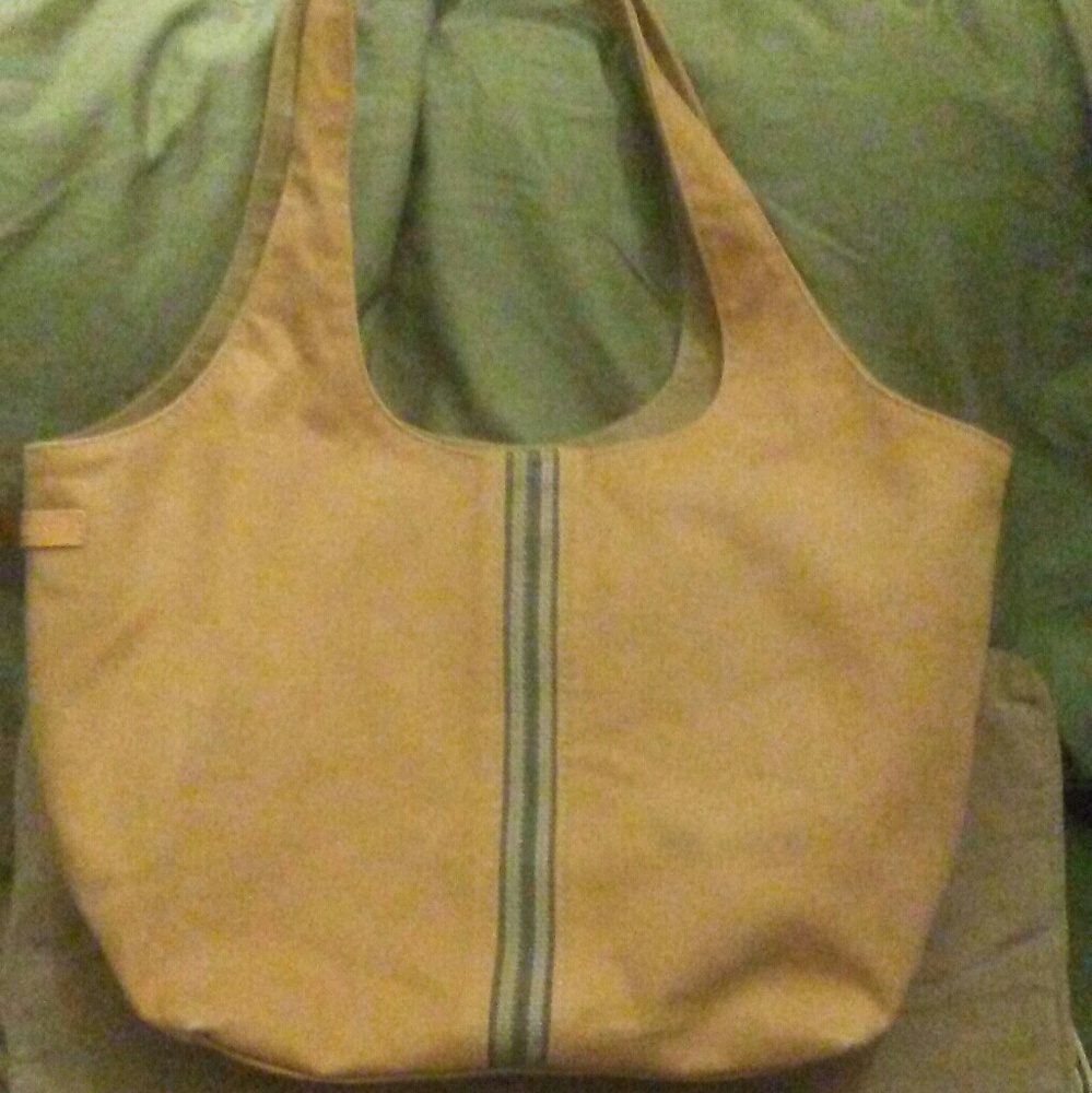 Tan nine west tote
