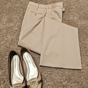 Brooks Brothers Catherine Wool Pants Beige Size 2