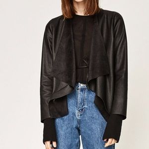 NEW! Zara Faux Leather Jacket