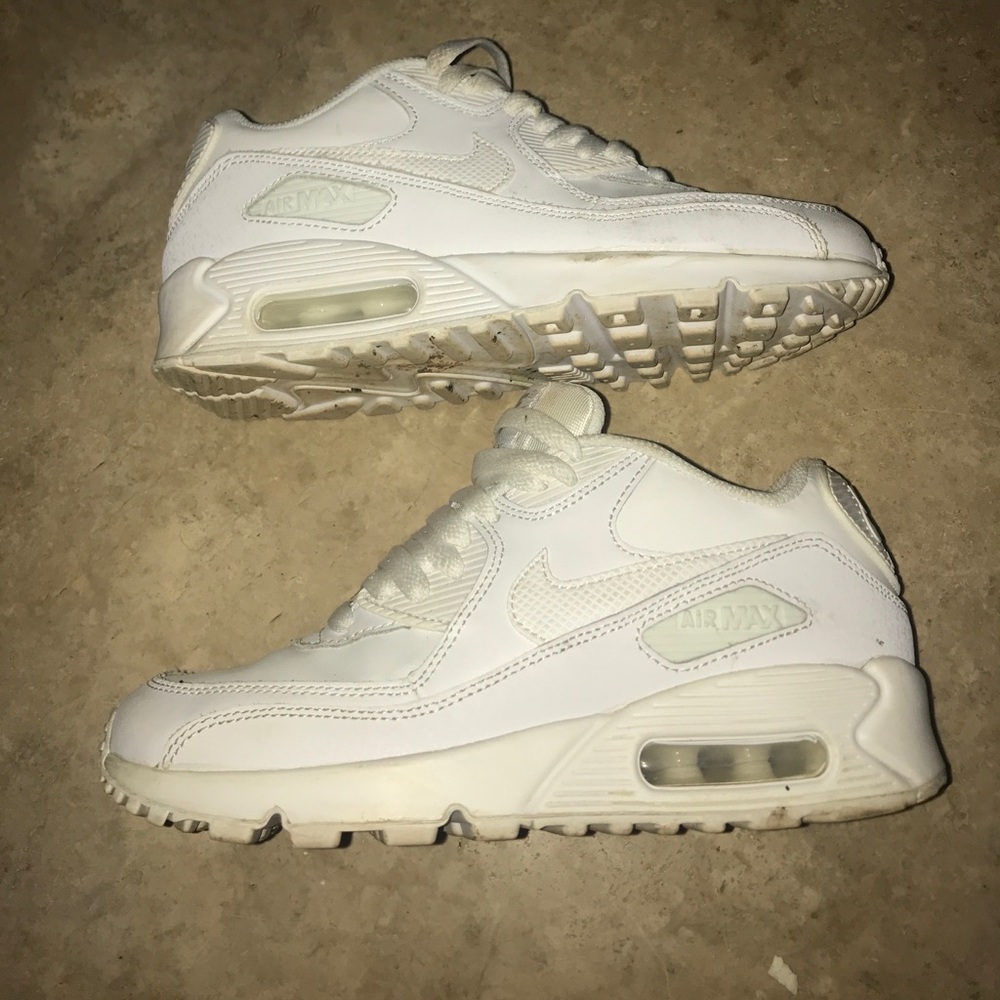 Boys All White Airmax