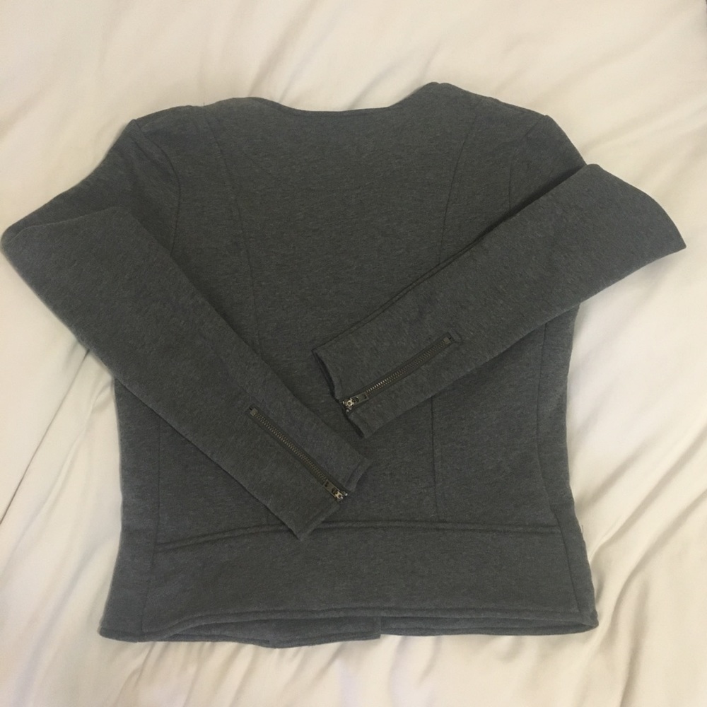 Athleta - Belvedere Moto Jacket - Grey Heather - Picture 5 of 6