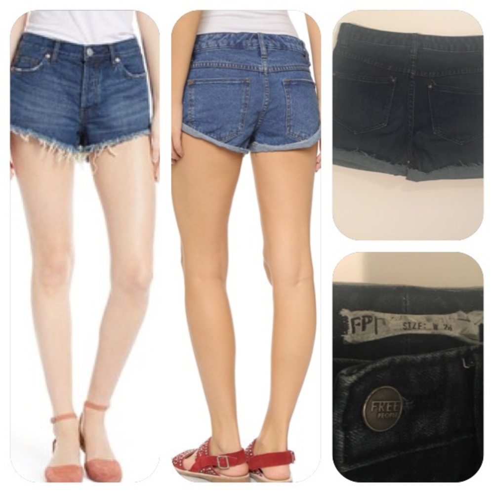Free People Jeans cut offs shorts