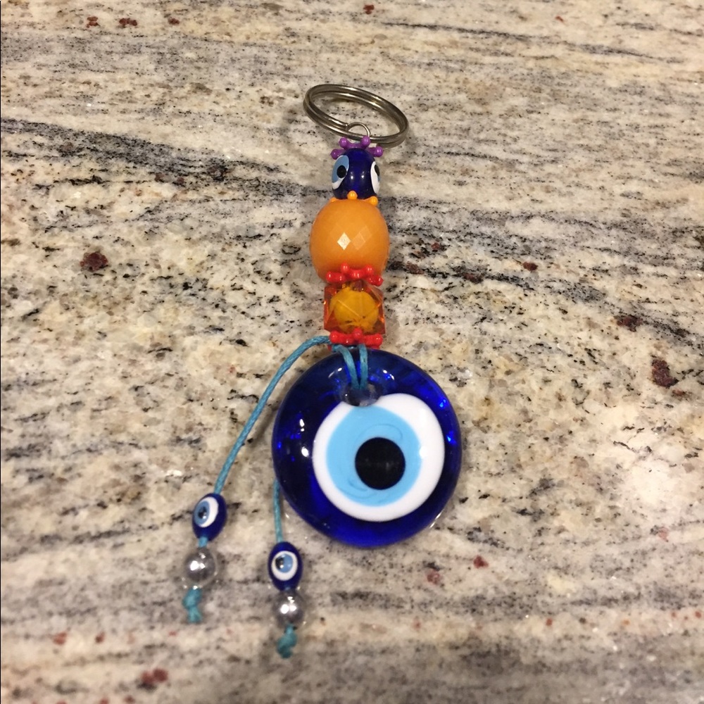 Evil eye charm and keychain