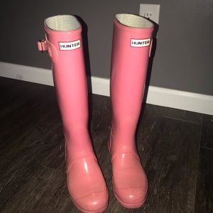 Pink Hunter Boots