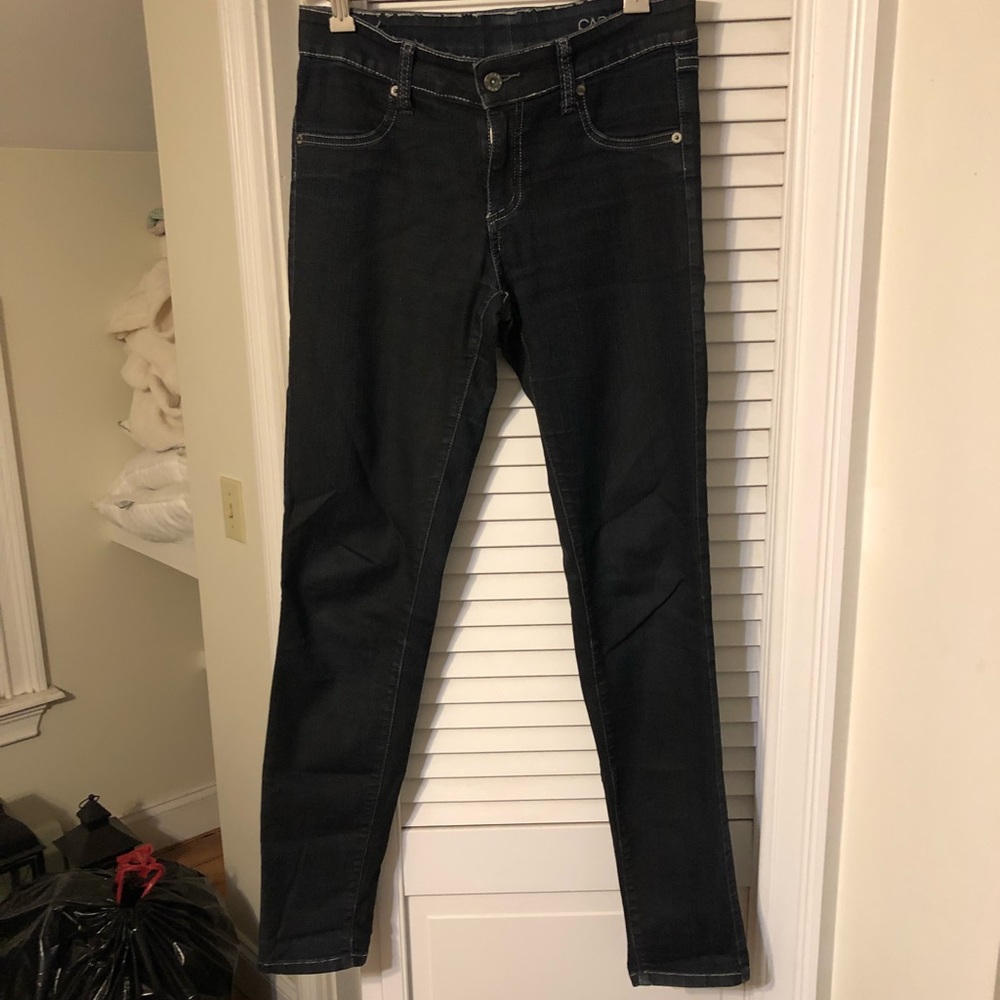 Carmar Black Wax Skinny Jeans