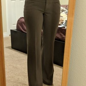 Express Editor Button Back Pants Brown Size 6R