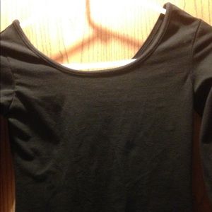 NWOT: DANSKIN Now Black Leotard