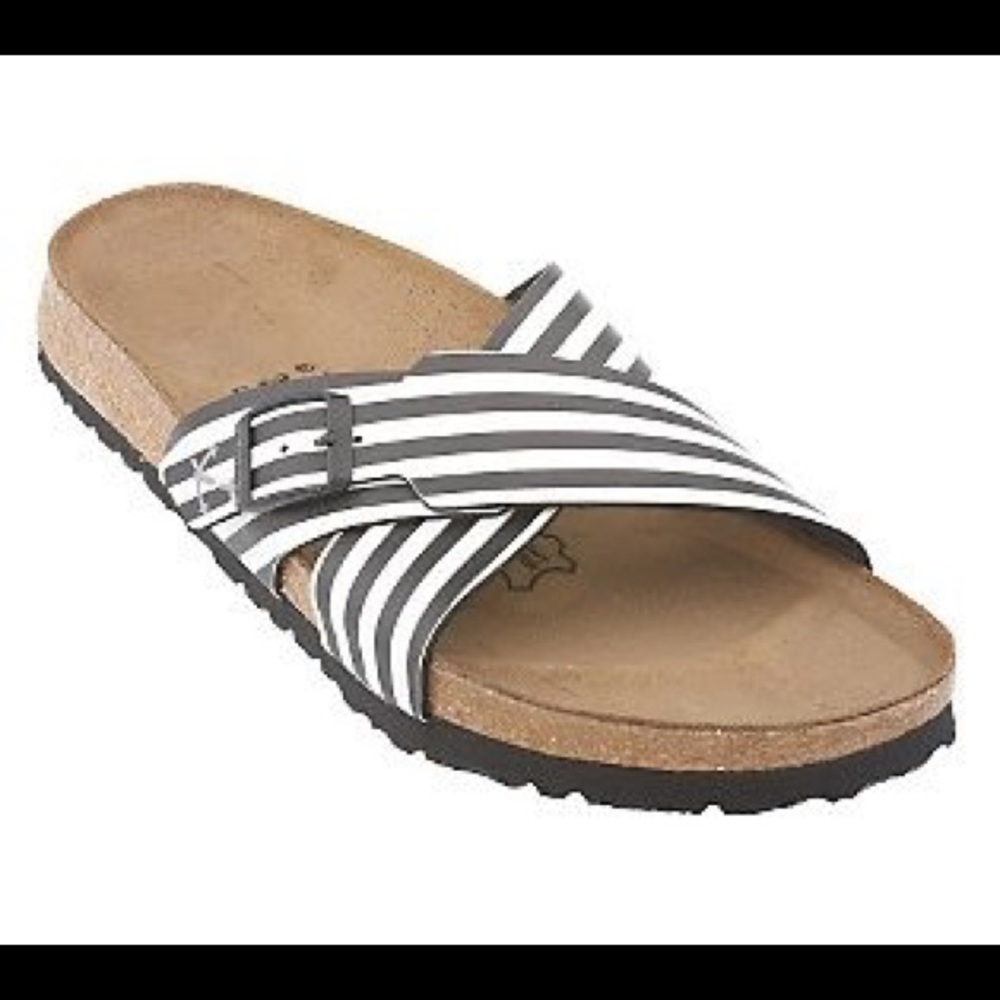 NWOT Birkenstock Birki's Striped Santosa Sandal