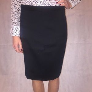 J. Crew No. 2 Pencil Skirt in Wool, Black, Size 6 J. Crew No. 2 Pencil Skirt in Wool, Black, Size 6