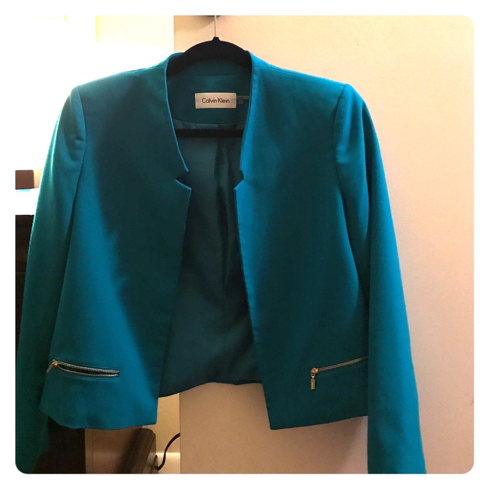 Turquoise blazer