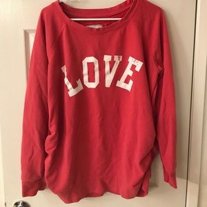 MATERNITY long sweater