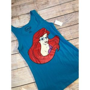 NWT Disney Ariel Tank Tops Sz S
