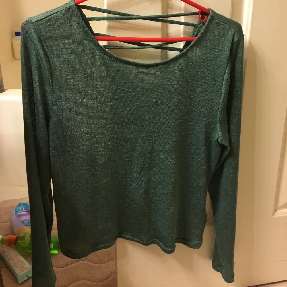 Dark green sweater