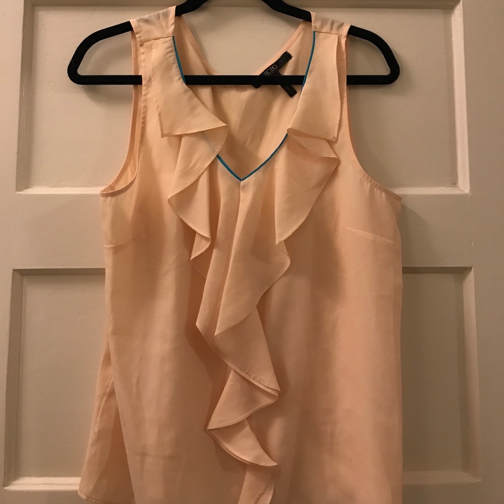 BCBG ruffle tank blouse