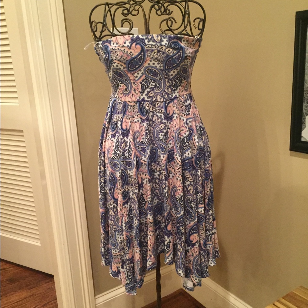Express strapless dress