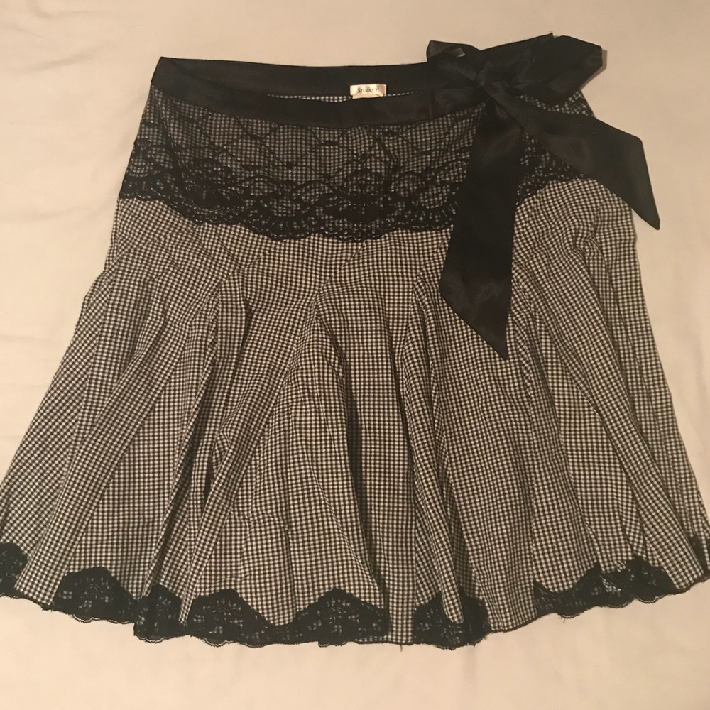 Checkered skirt