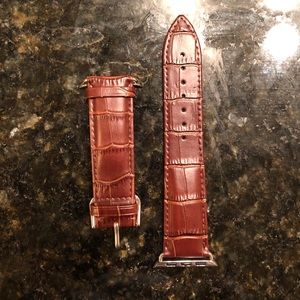 Faux Leather Apple Watch Band