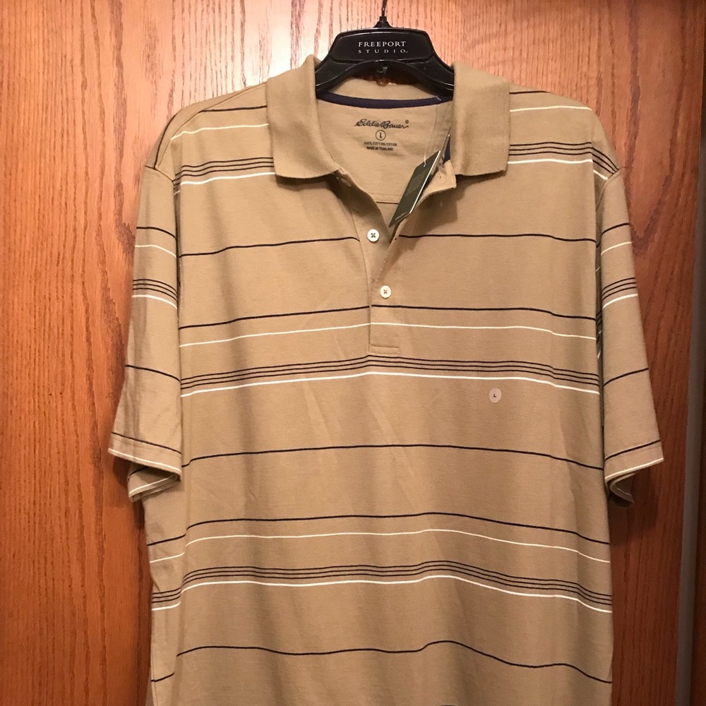 Men’s L Eddie Bauer Polo NWT