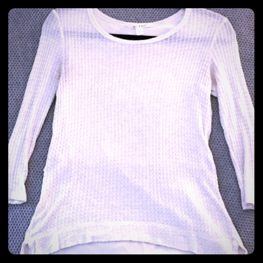 Cream Top with Back Detail