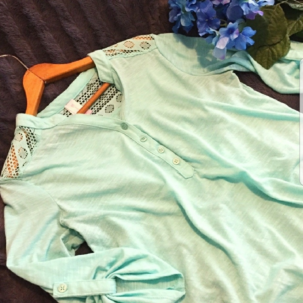 NOBO Mint lace top