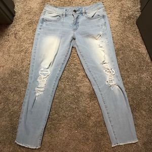 American Eagle super stretch ankle length jeans