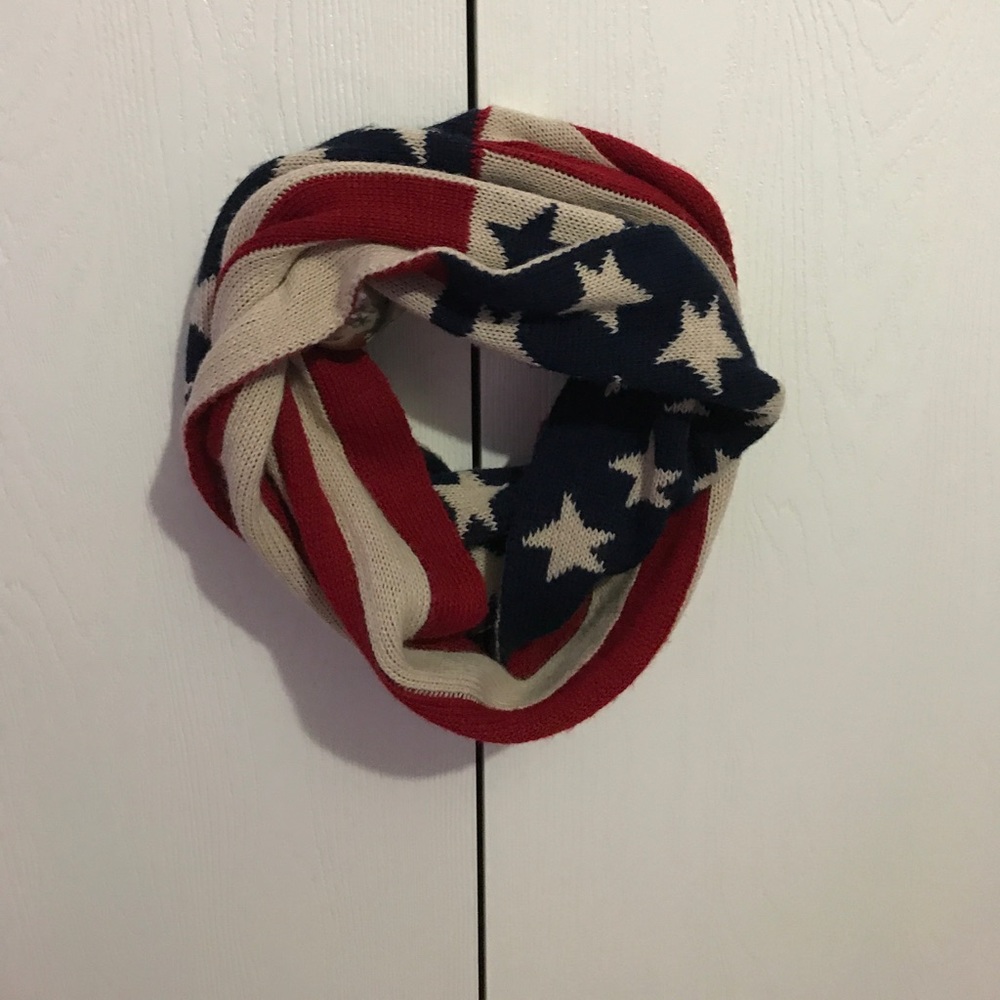 USA flag round Scarf