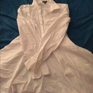 Express Fit and Flare Shirt Dress