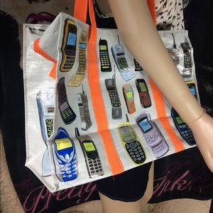 Blue Q cellphone Tote