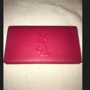 YSL PINK CLUTCH