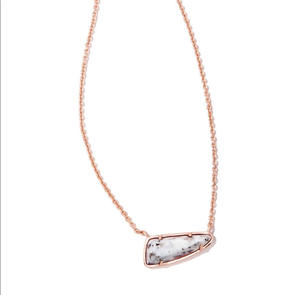 NWT Kendra Scott Etta Granite & Rose Gold PERFECT - Picture 4 of 8