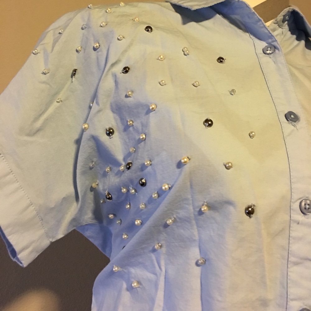 Pearl Beaded Blouse