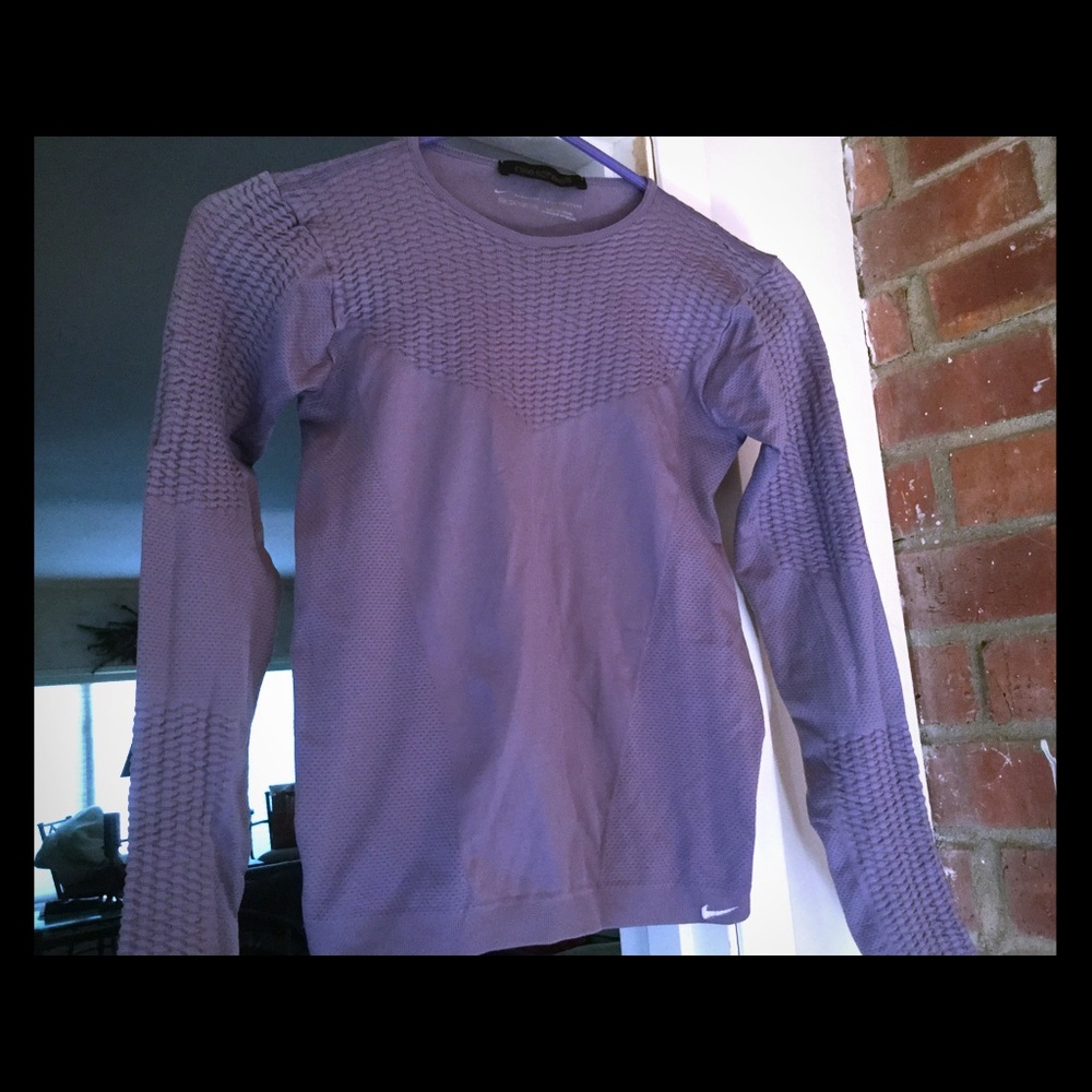 Purple Nike warm-up top